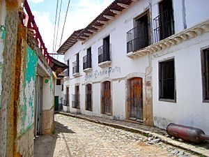 A street in Yuscarán