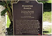 Z-G-Manistee Ranch NRHP Marker