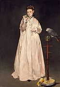 Édouard Manet - Young Lady in 1866 - Google Art Project