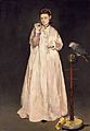 Édouard Manet - Young Lady in 1866 - Google Art Project