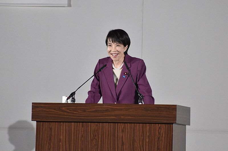 名古屋で演説する高市早苗(2025年9月)