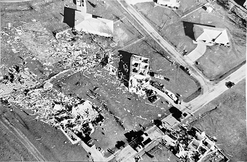 1974 Decatur, Illinois damage