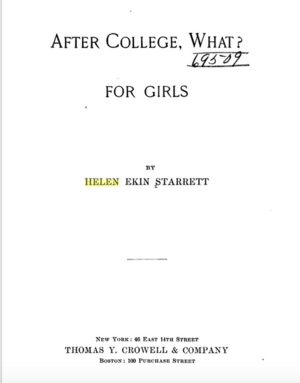 After College, What (1896)