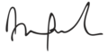 Al-Sultan Abdullah signature