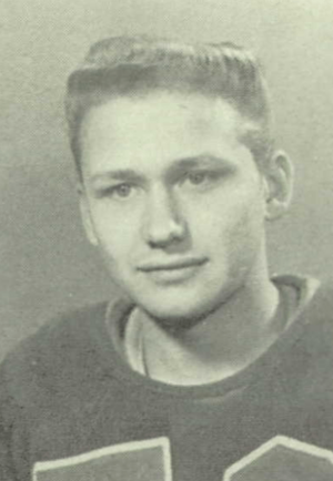 American actor James Tolkan, high school yearbook photo, 1949