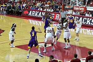 Arkansas vs. LSU men's basketball, 2-10-2010