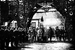 Atatürk Samsun-Çarşamba tren hattı açılışında