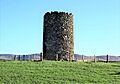 Ballantrae's Vaulted Tower Windmill, Mill Hill, South Ayrshire - view up from the cliff