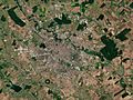Bucharest by Sentinel-2, 2020-07-29