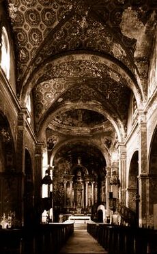 Cathedral of Matanzas interior 1926