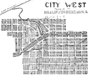 City West, Indiana plan 1837