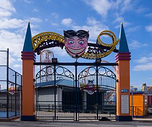 Coney Island Scream Zone gate