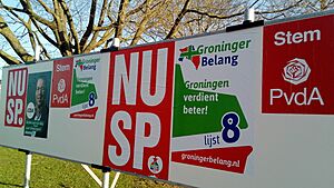 Dutch provinces elections billboard, Oude Pekela (2019) 02