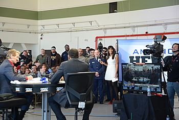 ESPN salutes the troops on its 'First Take' Show 141110-Z-QX261-024