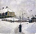 Edvard Munch - Øvre Foss in Winter (1881-82)