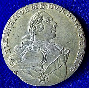 Ephraimit (Seven Years' War money). German State Brandenburg- Bayreuth, obverse