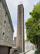 Exterior of Sanctuary of Arantzazu 01