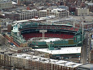 Fenway Park seen from Prudential Skywalk