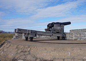 Fort No 1, Lévis - Canon Armstrong 02