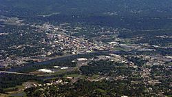 Aerial photo of downtown Gadsden