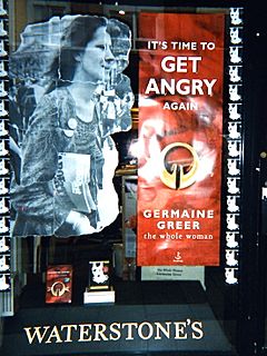 Germaine Greer's The Whole Woman, Waterstone's, 1999