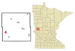 Location of Norcross, Minnesota