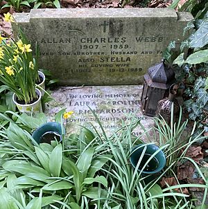 Grave of Stella Gibbons in Highgate Cemetery