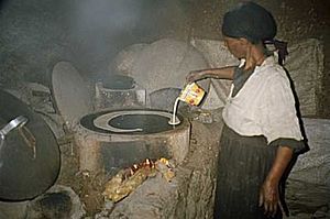 How to make injera in d.markos,Ethiopia