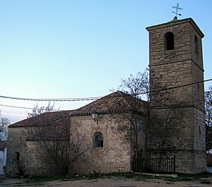 Iglesia de Masegoso, municipio de Albacete, en España