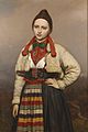 Joseph van Lerius, 1862 - Jeune fille de la paroisse de Rattvik dans Dalarne, Suède