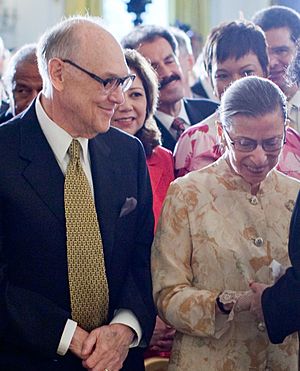 Justice Ruth Bader Ginsburg and her husband Martin D. Ginsburg in 2009