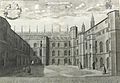 King's College, Cambridge by Loggan 1690 - sanders 6177