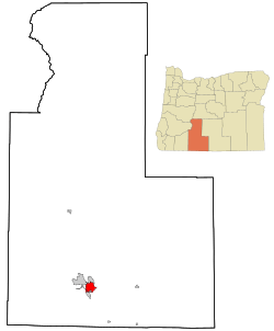 Location of Altamont, Oregon
