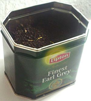 Lipton Earl Grey tin