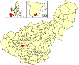 Location of La Malahá