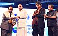 M. Venkaiah Naidu presents the centenary award to the Legendary Singer, Shri S.P. Balasubrahmanyam, at the inauguration of the 47th International Film Festival of India (IFFI-2016), in Panaji, Goa