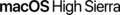 MacOS High Sierra wordmark