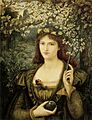 Madonna Pietra degli Scrovigni by Marie Spartali Stillman (1884)