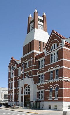 The courthouse in Oskaloosa, built 1886, is on the NRHP. The architect was Henry C. Koch.