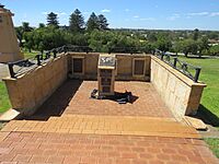 Merchant Mariners Memorial at Fremantle War Memorial, March 2021.jpg