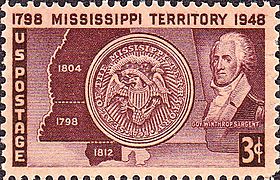 Mississippi Territory 1948 Issue-3c