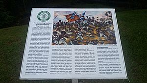 Morne Fortune historical marker for the Inniskilling Monument