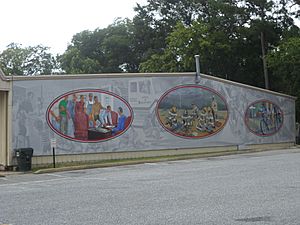 Mural on Colquitt Fire Station