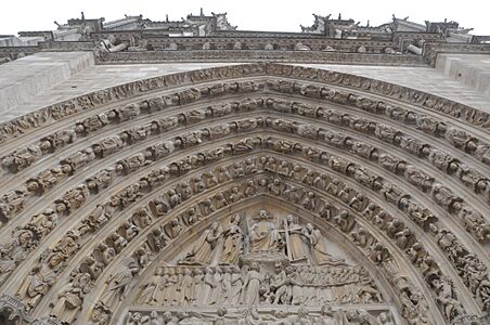 Notre-Dame de Paris, Tympanum of of the Last Judgment