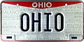 Ohio license plate 2013