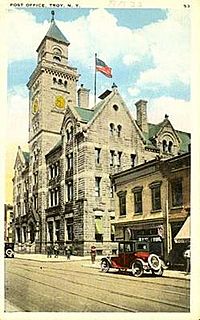 Old Troy, NY, post office building