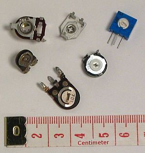 PCB variable resistors
