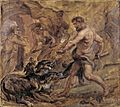 Peter Paul Rubens - Hercules and Cerberus, 1636