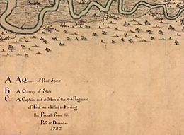 Plan of the river of Annapolis Royal in Nova Scotia, Library of Congress, c.1757.jpg