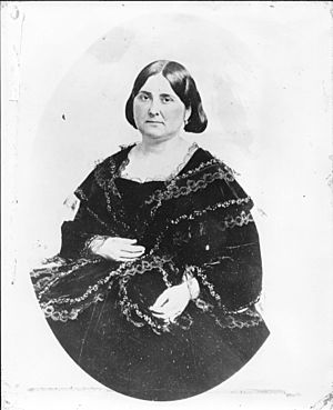 Portrait of Mrs. Arcadia de Baker previously Mrs. Abel Stearns, Arcadia Bandini, ca.1885 (CHS-2918)